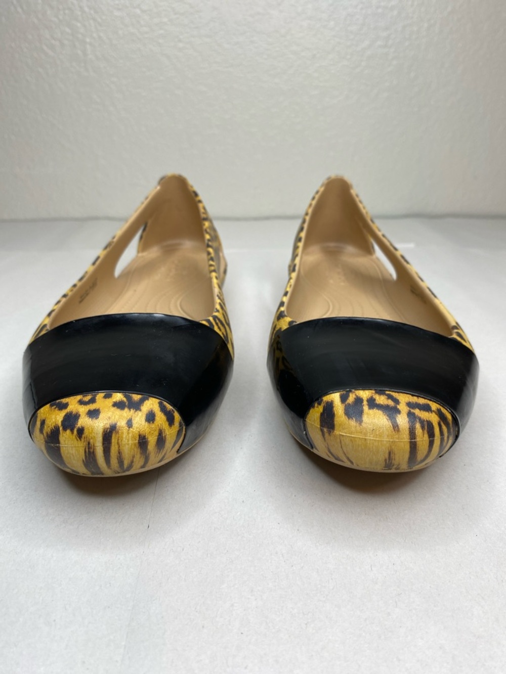 Crocs Sienna Ballet Flats Leopard Print Size 9 - Picture 5 of 8